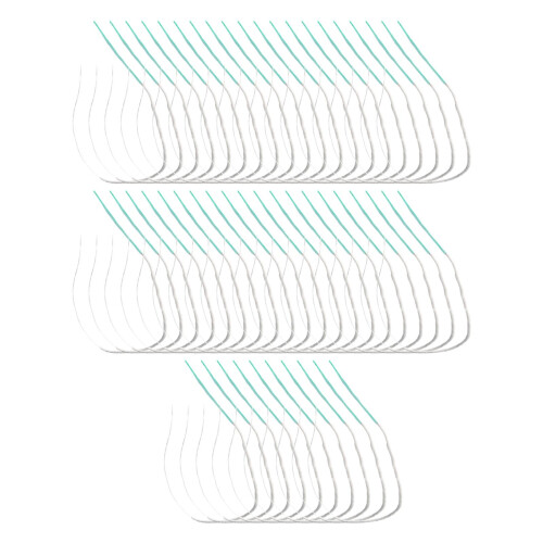 50x Dental Floss Threaders Essentials Tool Maintaining Convenient for 2