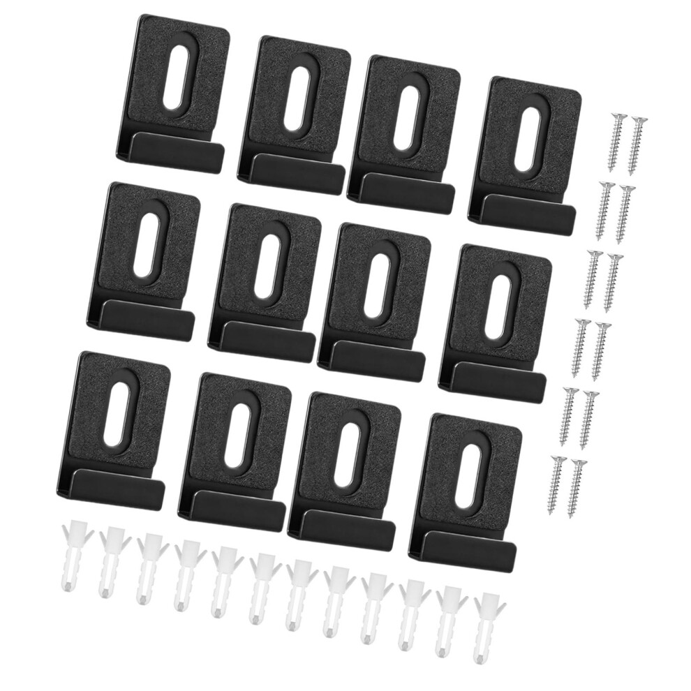 12Pcs Metal Mirror Clips With Screws For Frameless Mirror Billboard Di 6901423262867
