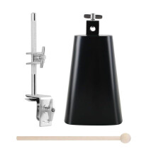 Cowbell Mount Clamp Hardware with Cowbells Drum Kits Bass Drum Cowbell