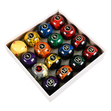 16 Pieces Pool Table Balls 2.25" Billiard Balls for Playroom Recreatio