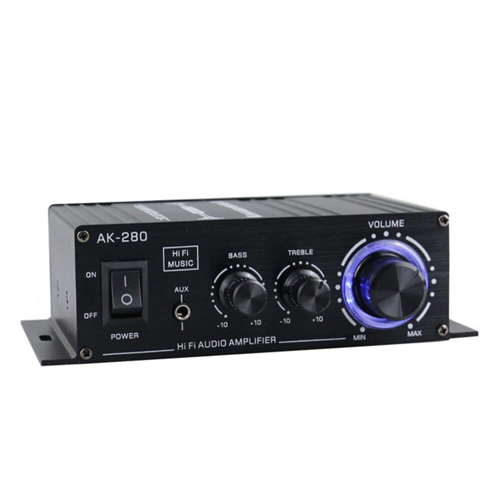 Ak-280 Mini Digital Audio Power Amplifier Dual Channel Hifi Stereo Amp 6901423260641