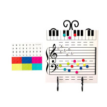 Music Symbol Writing Whiteboard Magnetic Dry Erase Board for Indoor Bi