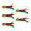5x Badminton Shuttlecocks Game Feather Shuttlecocks for Exercise Beach 1
