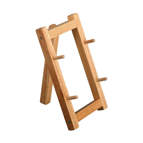 Wood Knife Display Stand Knife Stand Dining Table 2 Layer Knife Storag