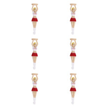 6 Pieces Lady Body Golf Tees Beginners for Driving Range Indoor Outdoo