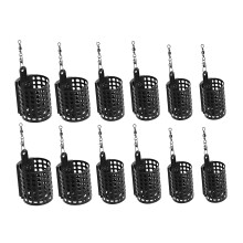 12x Fishing Cage Feeder Outdoor Fishing Lures Cage for Crawdad Crayfis