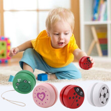 Kinder Holz-Yo-Yo-Spielzeug Cartoon-Tier-Yo-Yo-Bälle für Partypreise, 15 cm