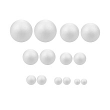 14Pcs Foam Balls Foam Polystyrene Balls for Birthday Party Wedding
