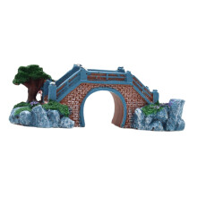Fish Tank Bridge Resin Aquarium Ornaments for Garden Balcony Micro Lan