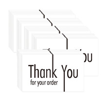 50x Thank You for Your Order Cards for Thanksgiving Celebration Party