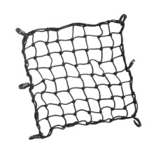 Motorcycle Cargo Net Bungee Net with 6 Hooks for Motorcycle ATV Cyclin