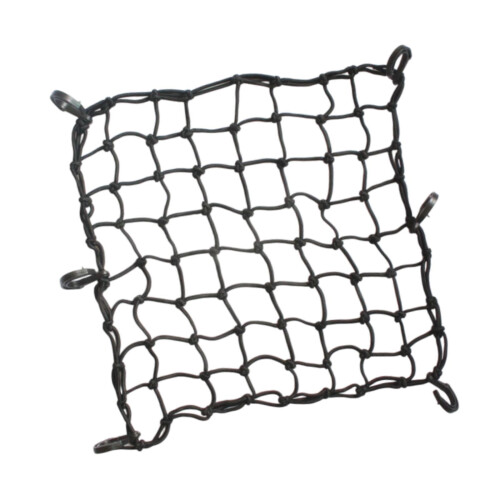Motorcycle Cargo Net Bungee Net with 6 Hooks for Motorcycle ATV Cyclin