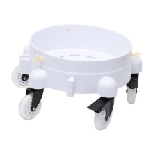 Car Wash Bucket Dolly with Wheels Premium Portable with 5 Casters Heav