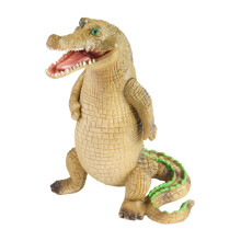 Crocodile Figurine Standing Alligator Toy Figure for Kids Boys Birthda