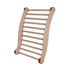 Sauna Backrest Wood S Shaped Slip Resistant Sauna Accessories for Stea