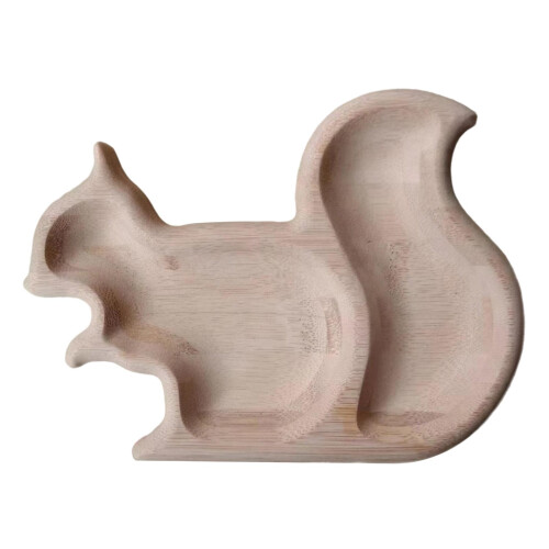 Snack Serving Dish with Shell Storage Snack Bowl Goodies Kitchen Walnu 2