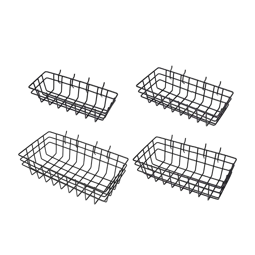 4Pcs Pegboard Baskets Bins Set For Wall Organizer Attachments Shop Wor 6901423280496