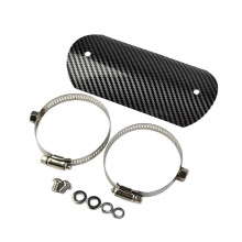 Exhaust Pipe Protectors Universal Fit Motorcycle Exhaust Heat Shield Replacement Guard Middle Pipe Protector