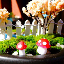 50 pièces mini champignon jardin artisanat petite décoration artificielle durable et facile à utiliser