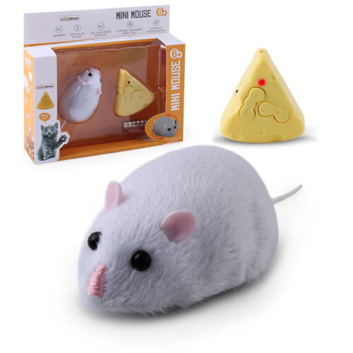 Realistic Electronic Rat Toy Remote Control Soft Plush for Pets 1