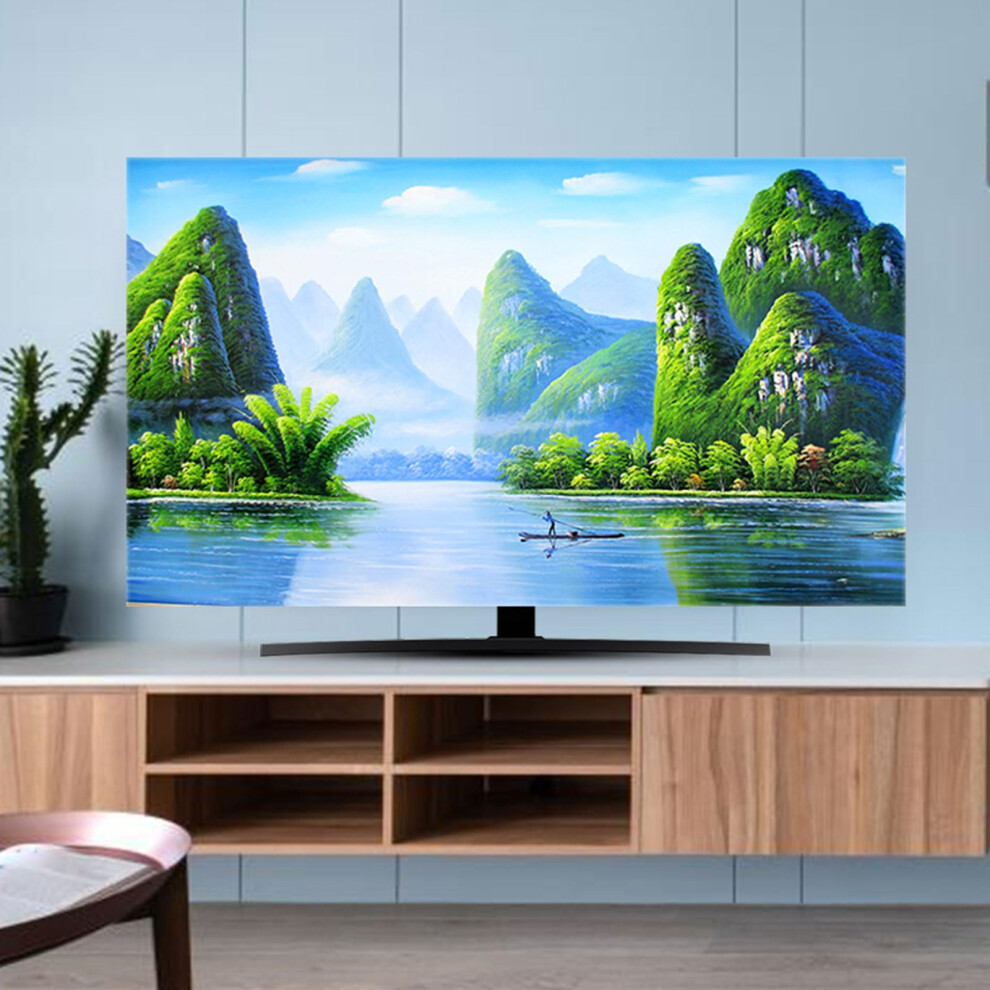 32 Inch Tv Dust Cover Velvet Breathable Flat Screen Protector Dustproof Scratchresistant 9382693958334