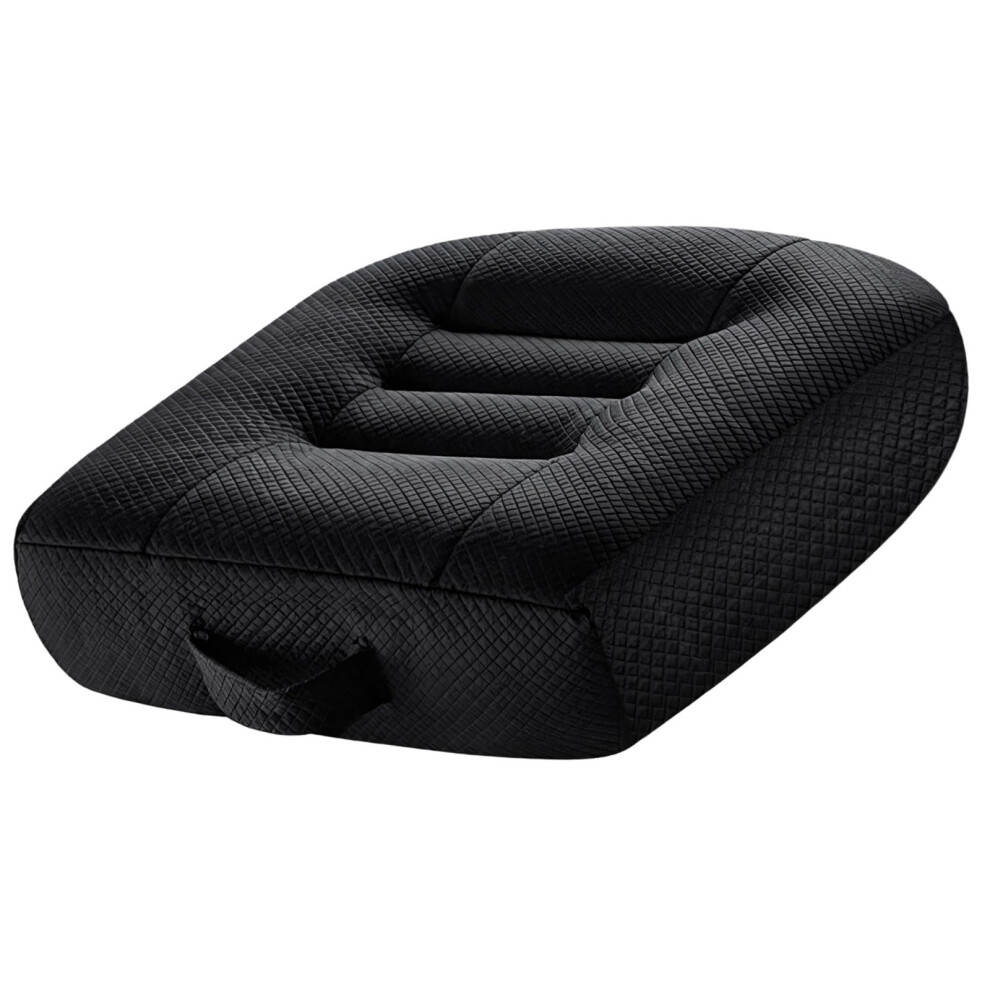 Car Seat Cushion With Ergonomic Memory Foam For Boosted Visibility, Nonslip Base And Breathable Cover 9347817279146