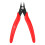 Side cutters, diagonal, mini scissors for electrical cables, model making, thin hardness, red 1