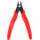 Side cutters, diagonal, mini scissors for electrical cables, model making, thin hardness, red 4