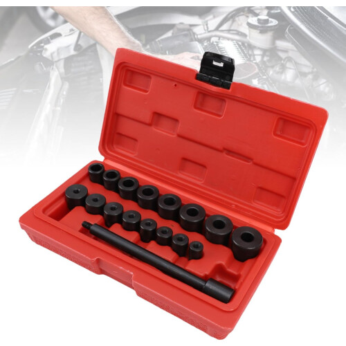 Clutch Alignment Tool Kit 17pc with Flywheel Disk Tools for Quick Accurate Alignment on Most Cars 1