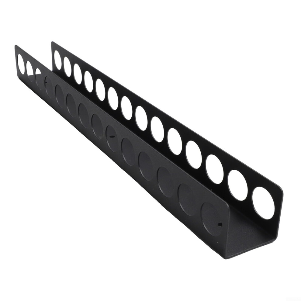 Sturdy Steel Wall Mounted Rack Holds Up To 14 Hand Tools Tool Organization System 9189345378171