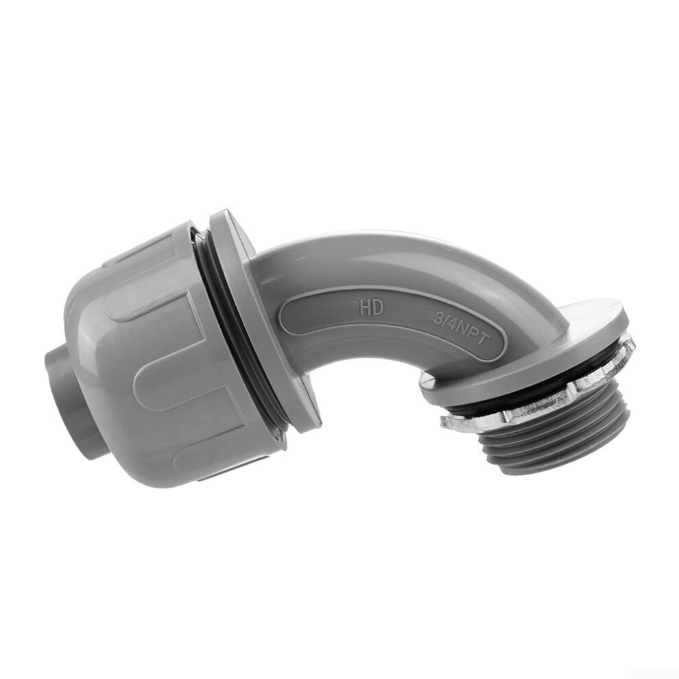 Pvc Electrical Conduit Fittings 3/4 Inch Flexible Angle Connectors 10Pack For Marine And Hvac 9189345378201