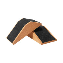 Cork Squat Wedges Cork Fitness Equipment For Lower Body Workouts Ankle And Calf Stretching Easy To Carry 1 Pair 2 Pieces
