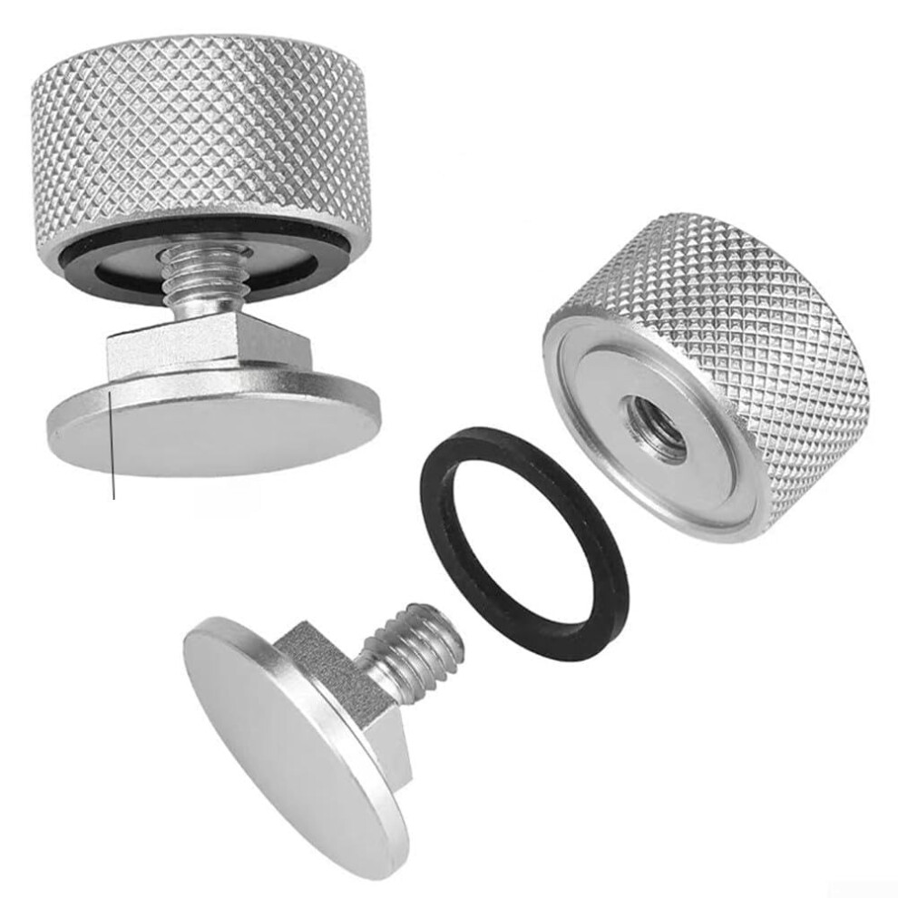 Aluminum Alloy Welding Hood Helmet Fasteners 10.4Mm Replacement Screws For Fibremetal Pipeliner Helmets Silver 9347817260762