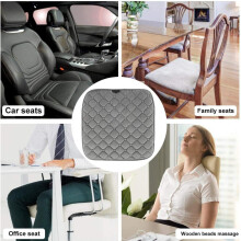 Heated Car Seat Cushion 42x42cm USB/12V/24V Non-Slip Winter Comfort