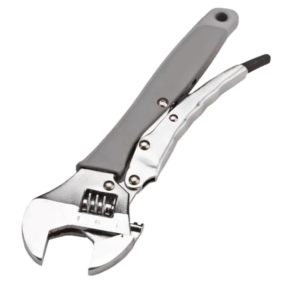 Adjustable Wrench 3033Mm Opening, Carbon Steel Universal Spanner, 8Inch Hand Tools For Mechanical Workshop 9382693958860