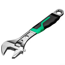 Professional Adjustable Wrench Shifting Spanner With Large Opening NonSlip Grip for DIY 8 10 12 15 Inch
