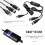 Convertisseur adaptateur de câble USB MIDI, connectez le-Noir 5