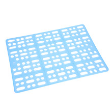 Tapis de sol pour cage compatible avec plusieurs animaux, installation et nettoyage faciles, coussins étanches en plastique avec agencement