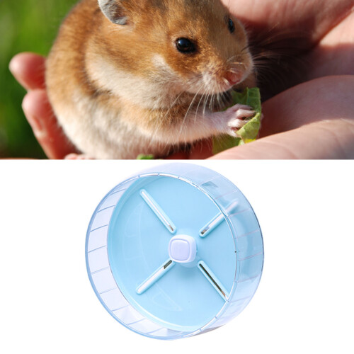 Roda de Exercícios para Hamster de 20 cm (7,9 polegadas), Super Silenciosa, com Suporte, Ideal para Pequenos Animais de Estimação, Resistente e 2