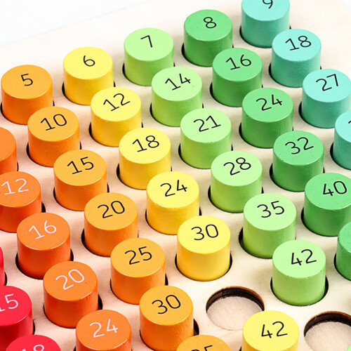 Bloques de conteo de madera 99, 22221 cm, Color 1