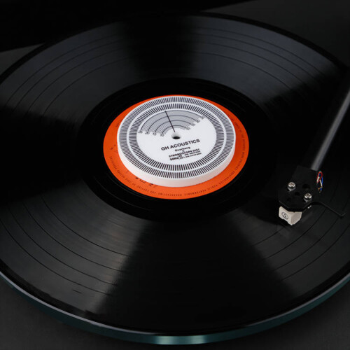 Platines vinyles Test de vitesse Phono calibrage disque 1