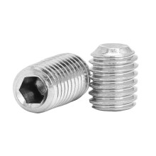 10 pieces/lot Internal Hex Set Screw Thread Rolling Stainless Steel M16 Headless Hex Socket Set Screw DIN916 (20mm x 10pcs) M16 20mm X 10pcs