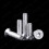 Countersunk Screws with Hex Socket (M3 x 0.5 x 8 mm) M3 x 0.5 x 8mm 2