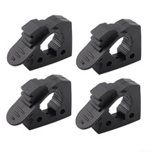 Heavy Duty 34cm Rubber Clamp Shovel Holder Bracket for Off Road Rack Secure Gear Attachment