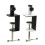 Support de bras de serrage professionnel pour Table, avec-Noir 2