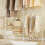 SoBuy White Telescopic Clothes Rail & Open Wardrobe 6
