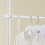SoBuy White Telescopic Clothes Rail & Open Wardrobe 10