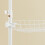SoBuy White Telescopic Clothes Rail & Open Wardrobe 12