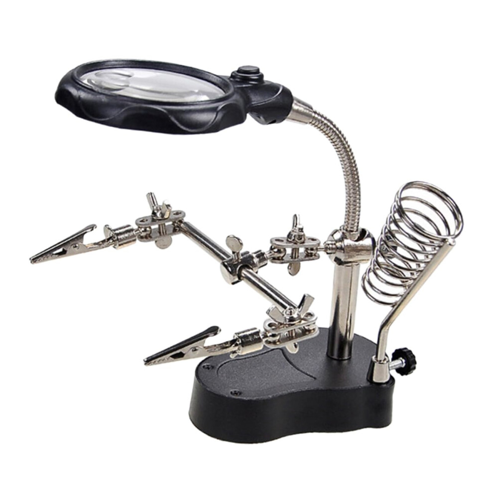 Hardware Magnifier Multifunctional Lamp With Light Soldering Station Clipon 9382693790392