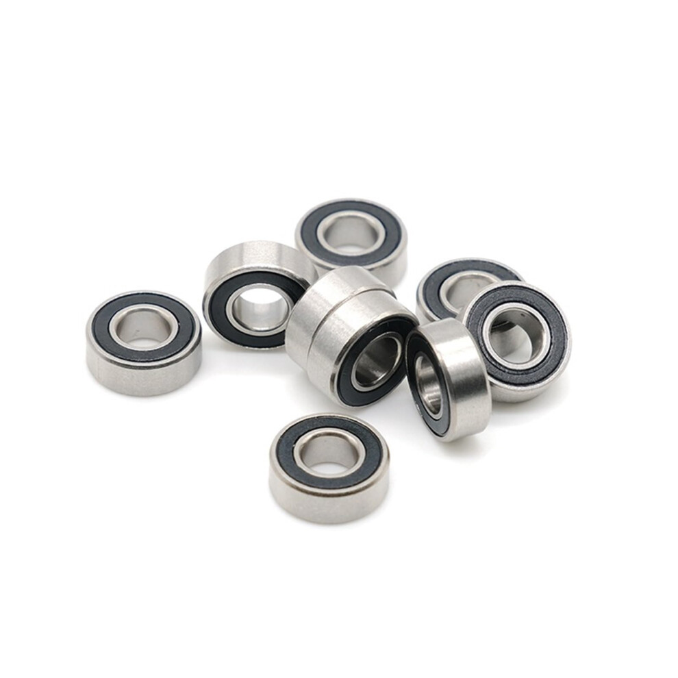 698Rs Bearing 8X19x6mm Abec7 2Rs Sealed Ball Bearings 10Pack Black 9189345378515